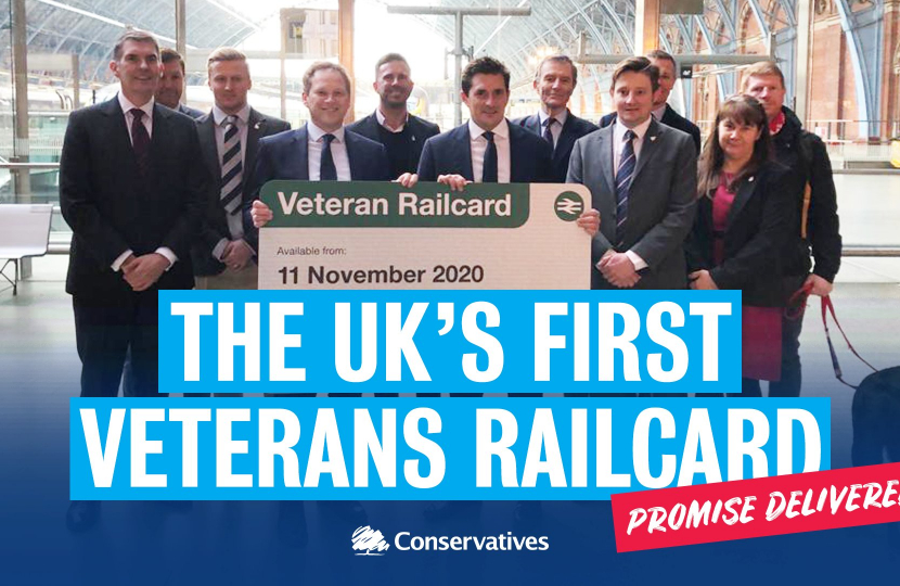 The UK's First Veterans Railcard