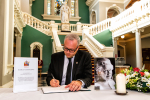 Book of Condolence at Woolwich Town Hall