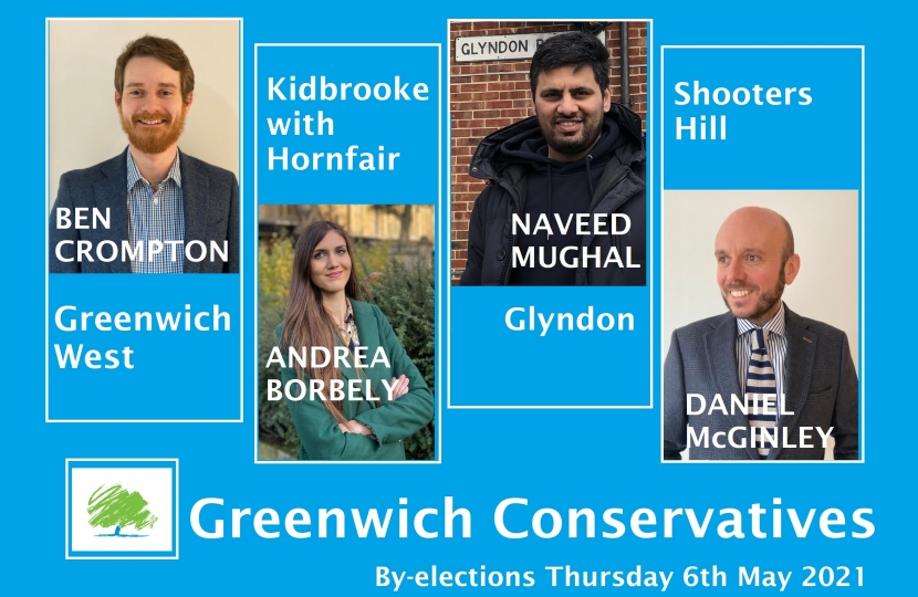Photos of our by-election candidates.