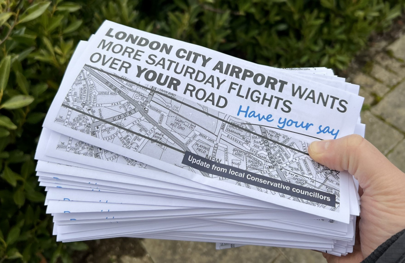 Opposing London City Airport's additional flight proposals