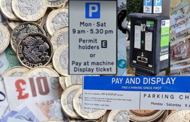 Parking charges and money